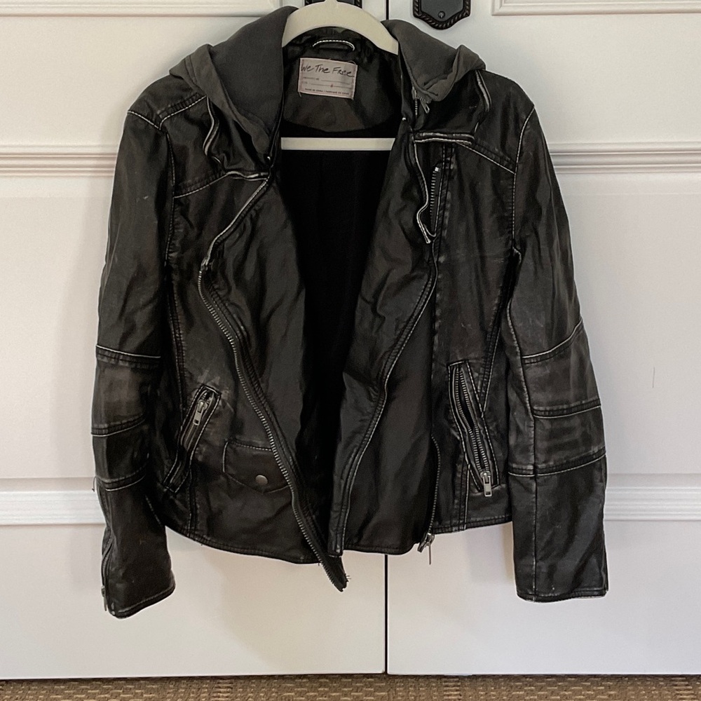 We The Free Gray and Black Jacket